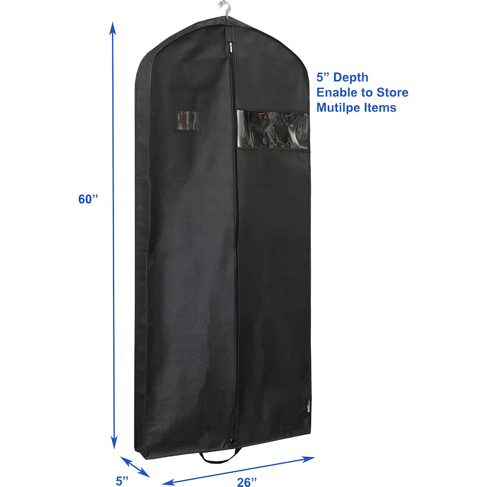 Garment Bag for Suits, Dresses, Coats (26'' X 60'')