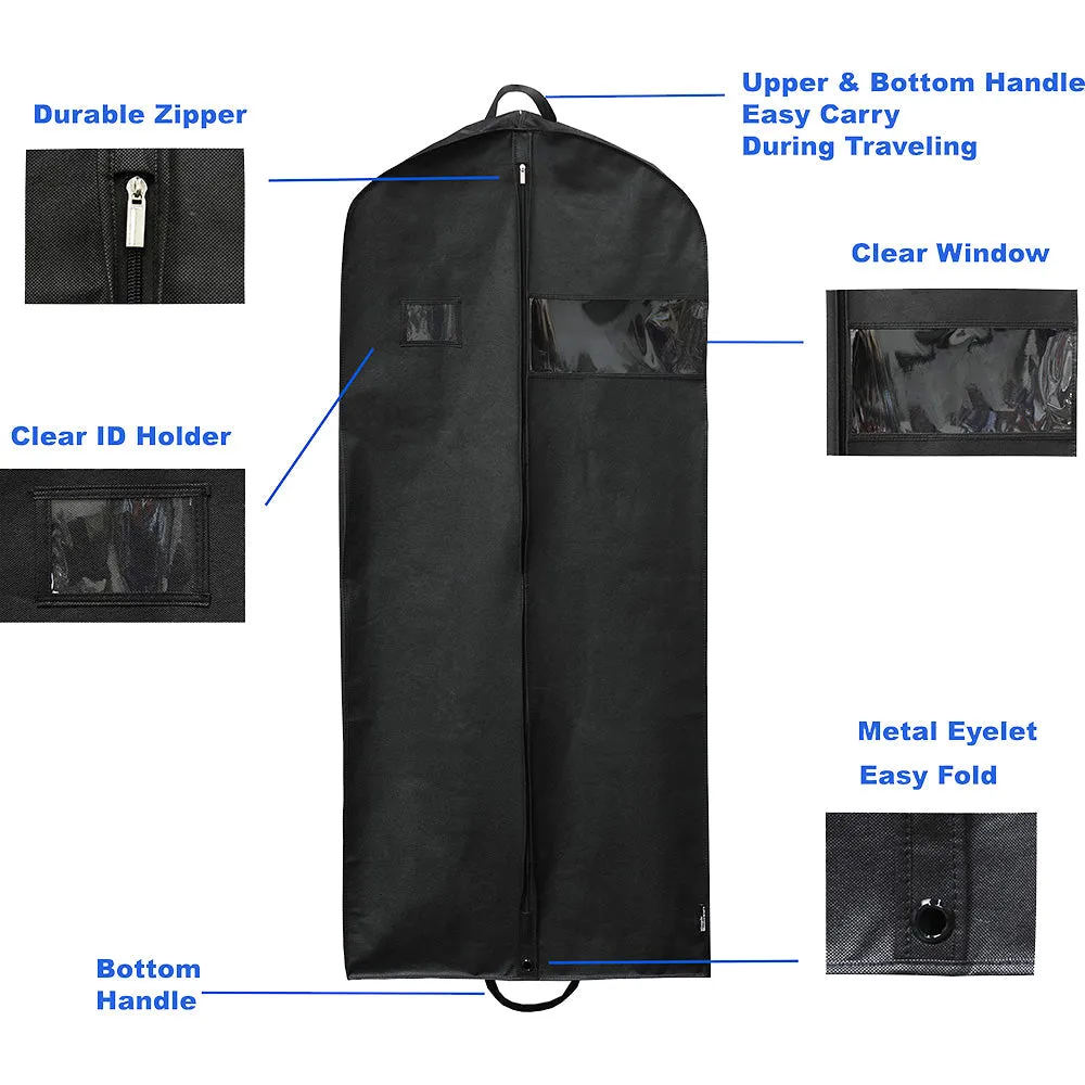 Garment Bag for Suits, Dresses, Coats (26'' X 60'')