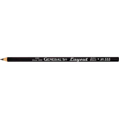 General's Layout Ebony Pencils