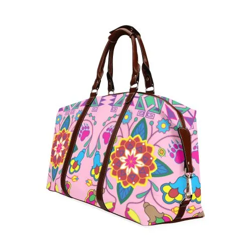 Geometric Floral Winter-Sunset Classic Travel Bag