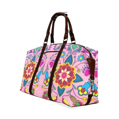 Geometric Floral Winter-Sunset Classic Travel Bag