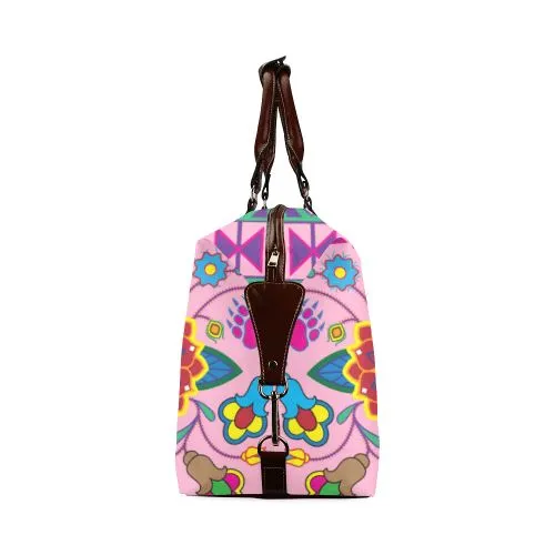 Geometric Floral Winter-Sunset Classic Travel Bag