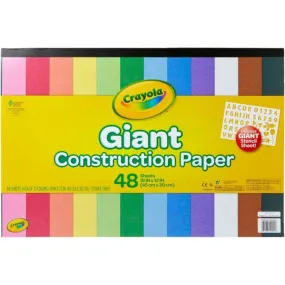 Giant Construction Paper with Stencils