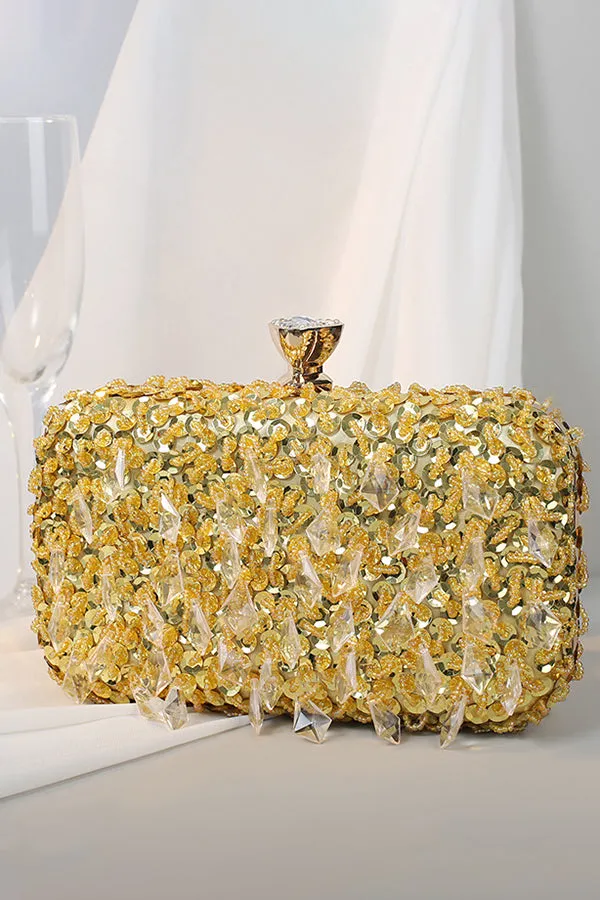 Gorgeous Sequin Chain Evening Bag