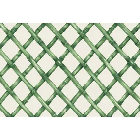 GREEN LATTICE PLACEMAT 24PK