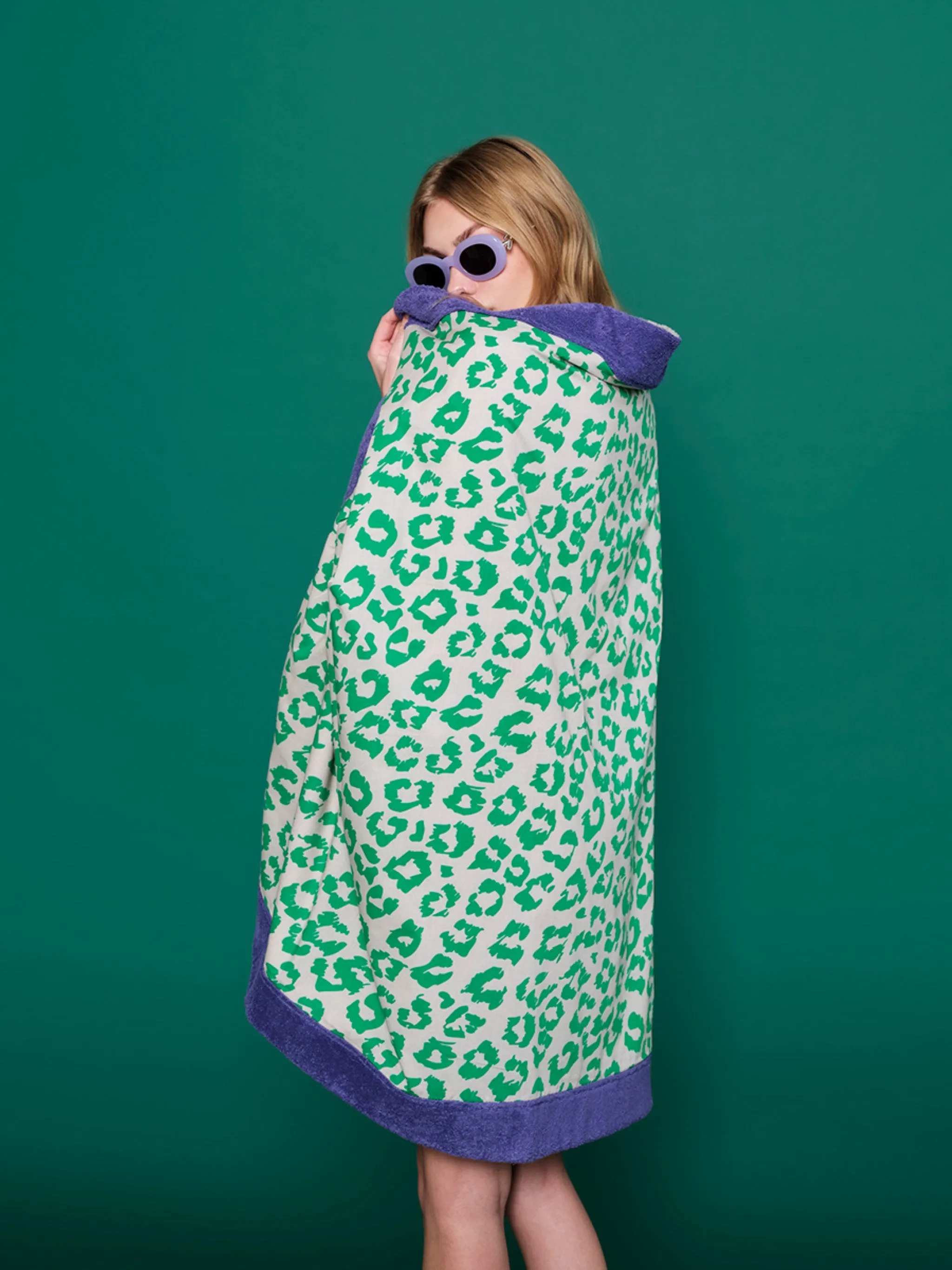 Green Leopard | Signature Beach Towel