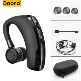 Handsfree Business V9 Bluetooth Headphone With Mic Voice Control Wireless Earphone Bluetooth Headset For Drive Noise Cancelling