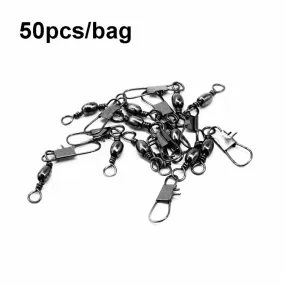 HENGJIA SS007 50pcs/bag B-pin Connector 8 Shape Swivel Loop Accessories, Specification: 4 4B (45mm)