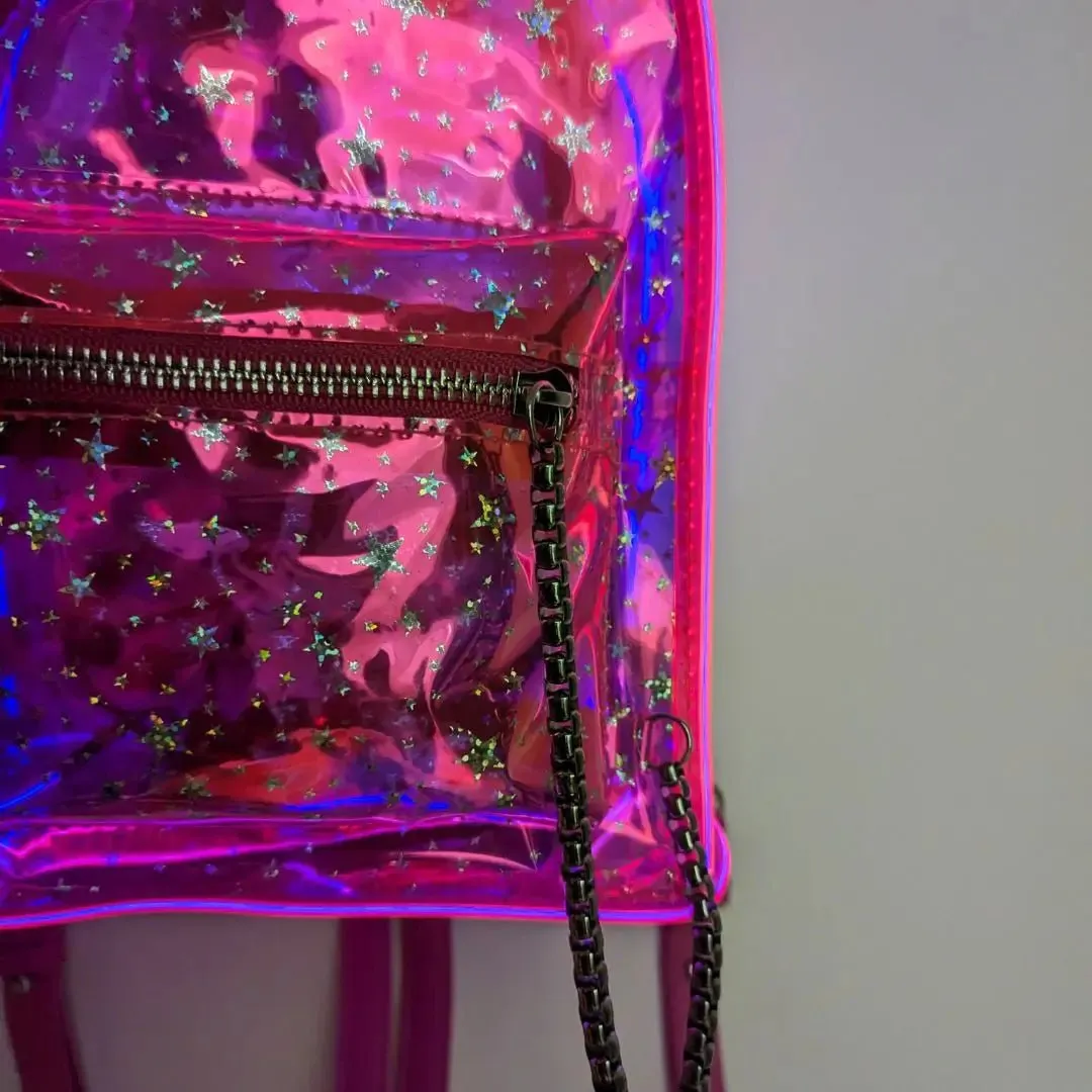 Holographic Star Backpack