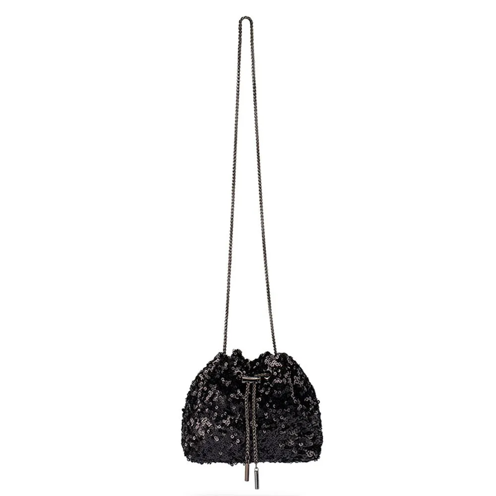 ILANA Sequin Drawstring Bag