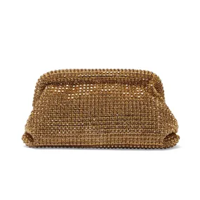 Kara Clutch in Dark Gold Crystal Sparkle