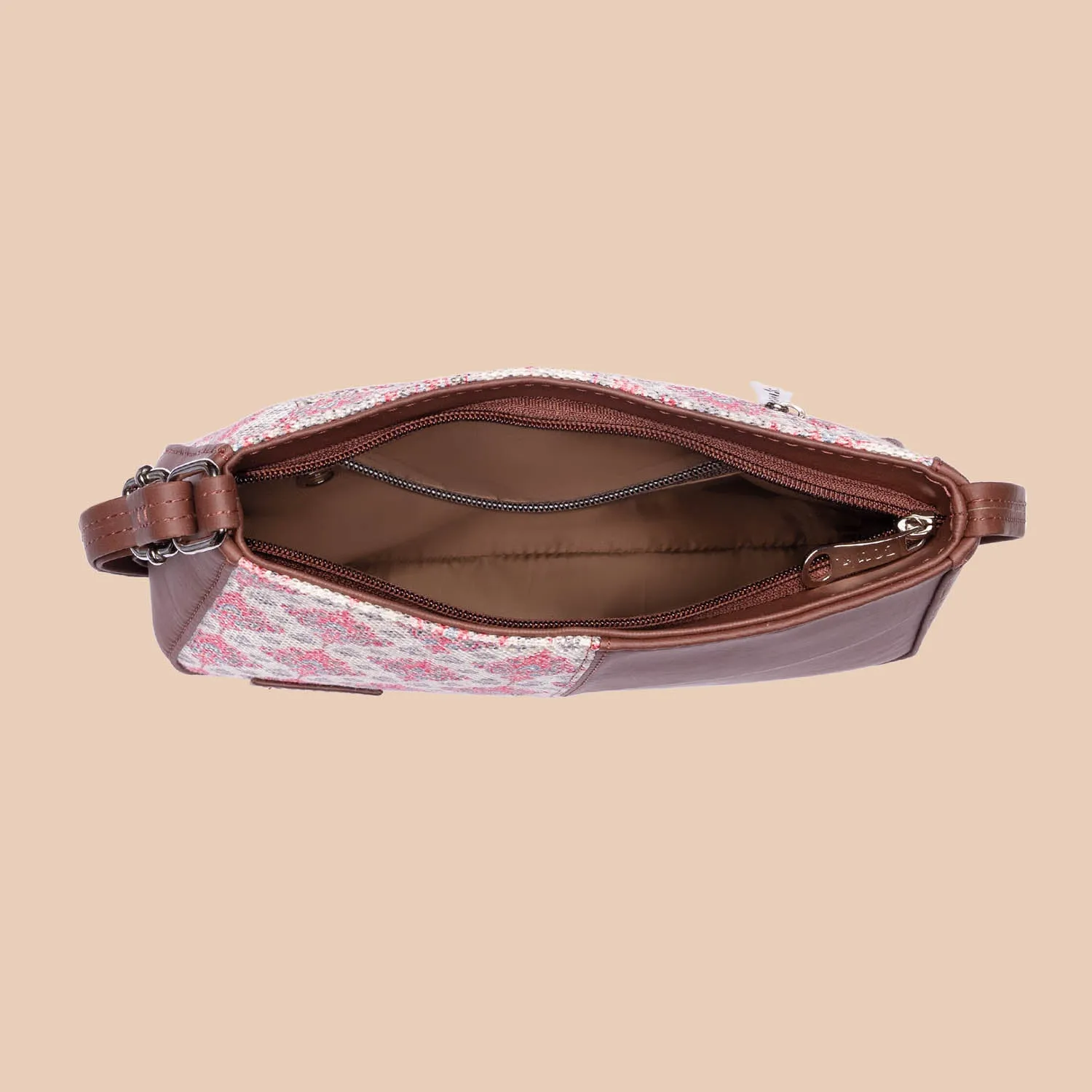 Kashmiri Tulips Boat Sling Bag