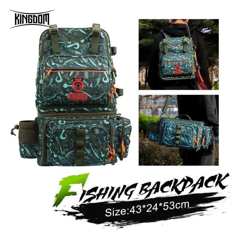 Kingdom Fishing Backpack 1000D