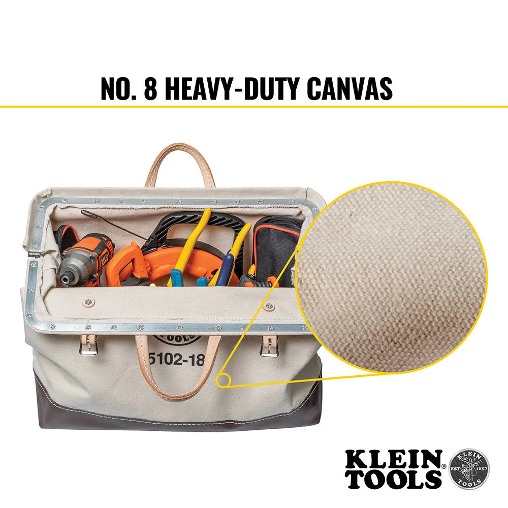 Klein 510218 Canvas Tool Bag, 18"