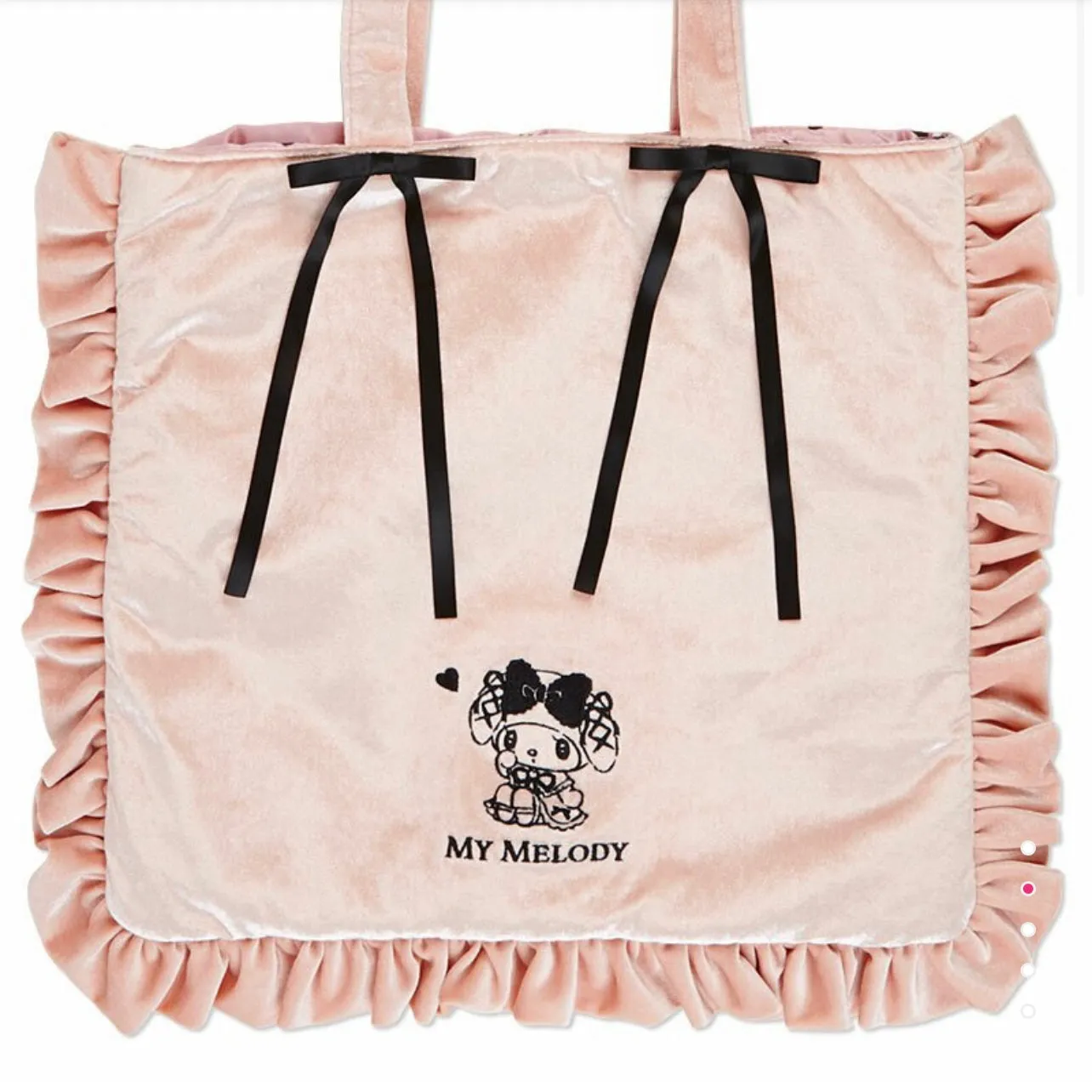 Kuromi / My Melody Midnight Melochro Tote Bag