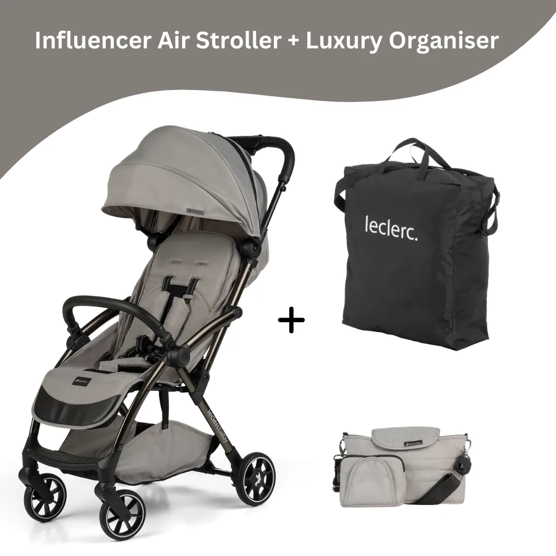 Leclercbaby Combo Influencer Air Violet Grey (Stroller   Luxury Organiser)