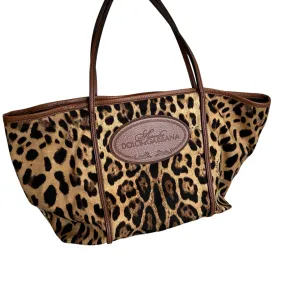 Leopard Canvas Tote