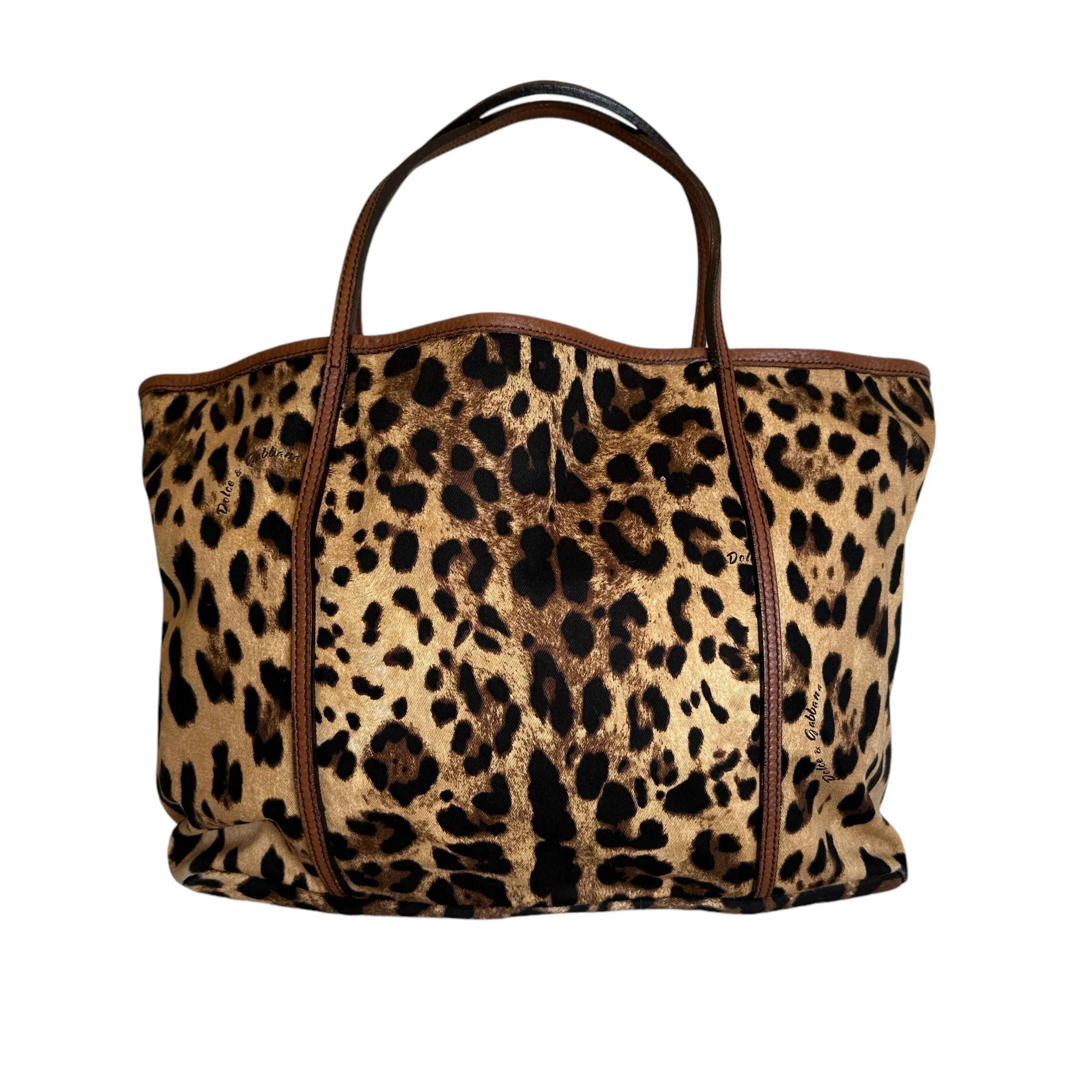 Leopard Canvas Tote