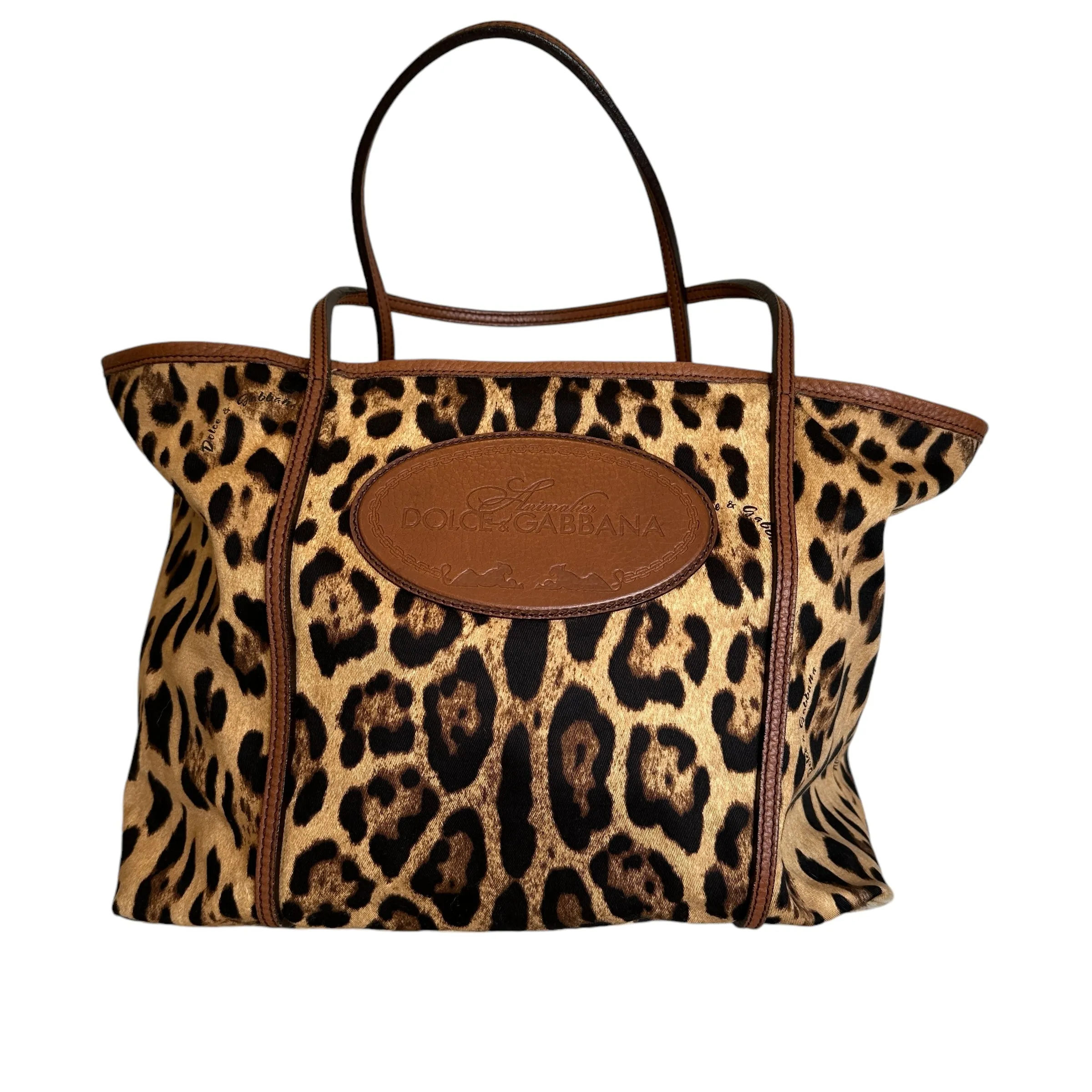 Leopard Canvas Tote