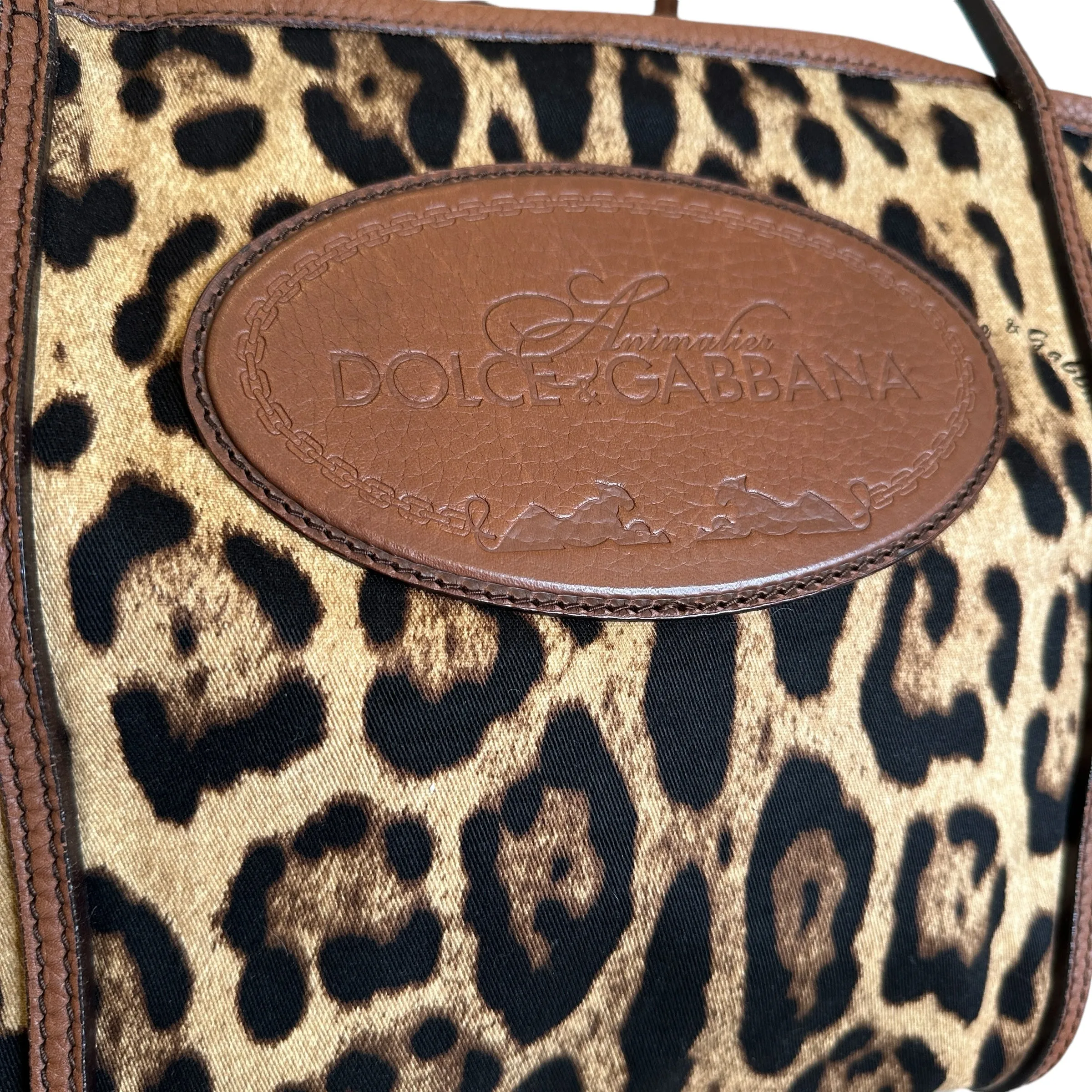 Leopard Canvas Tote