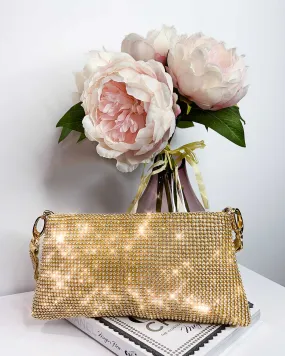 Lola Diamante Mini Bag - Gold