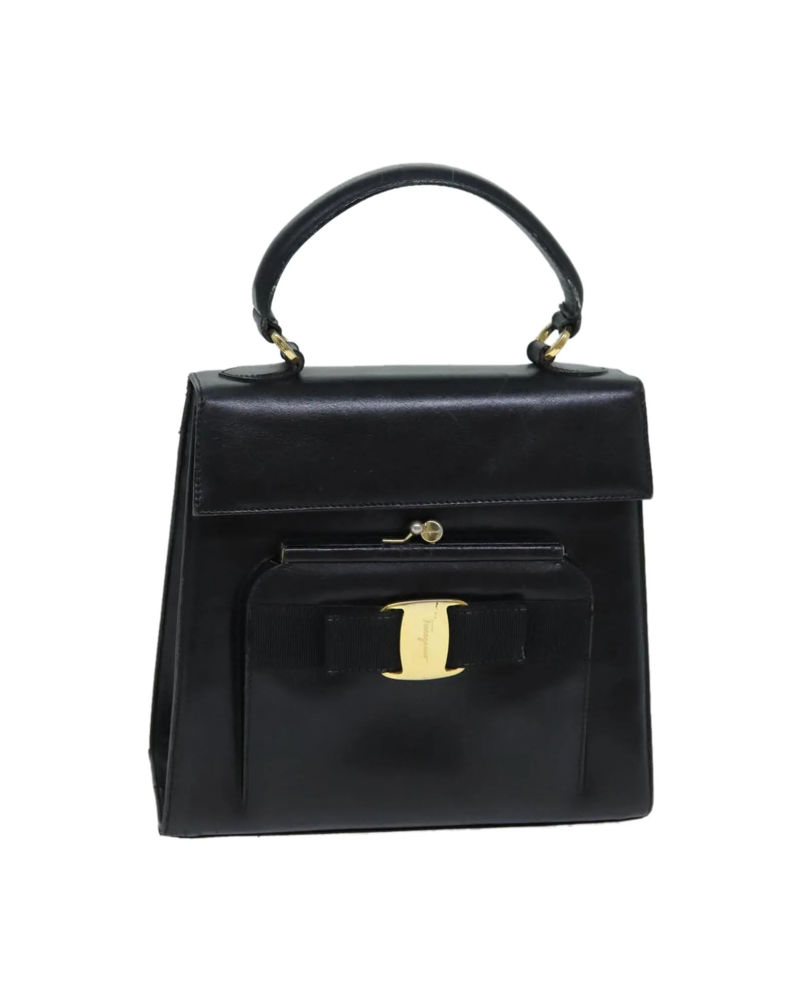 Luxurious Leather Hand Bag with Handle