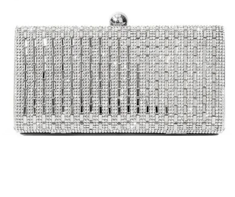 Luxy Moon Rhinestone Evening Bags Luxury Wedding Clutches