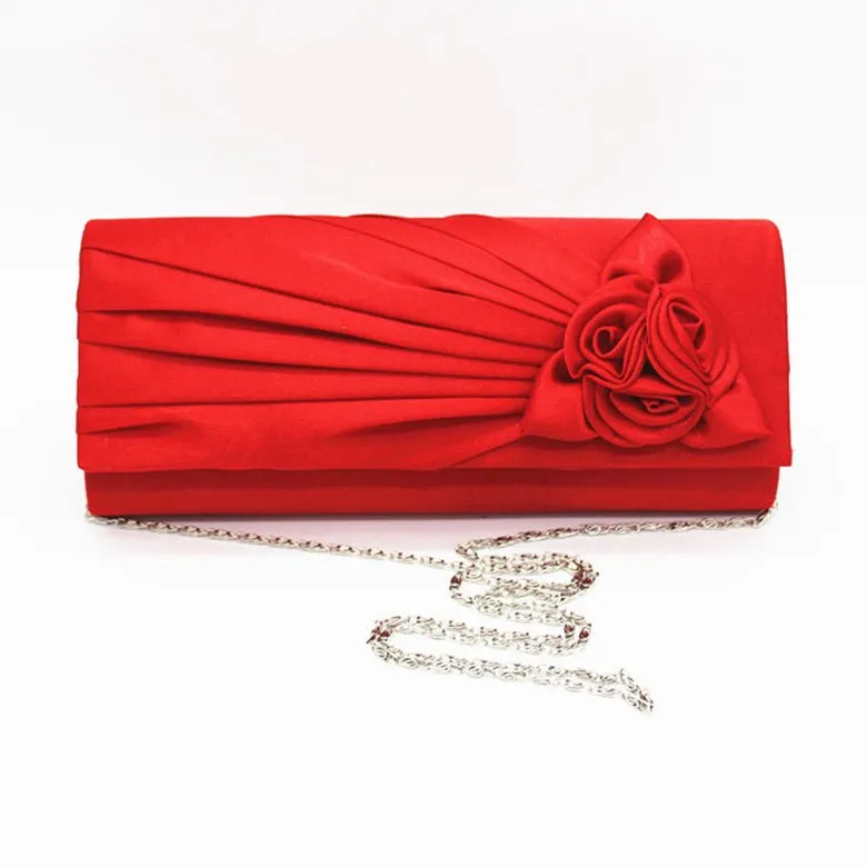 Luxy Moon Women Flower Long Evening Bag for Weddings