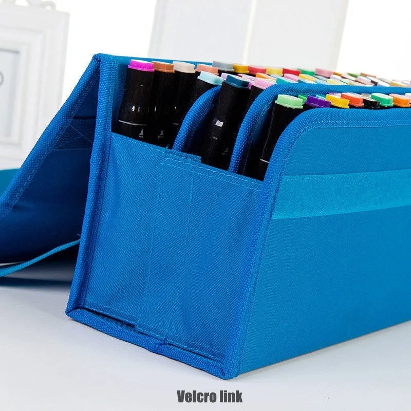 Marker Bag - Marker Portable Travel Case - For Students - Stationary Supplies - Craft Supplies - School Supplies - Art - Organizer For Kids