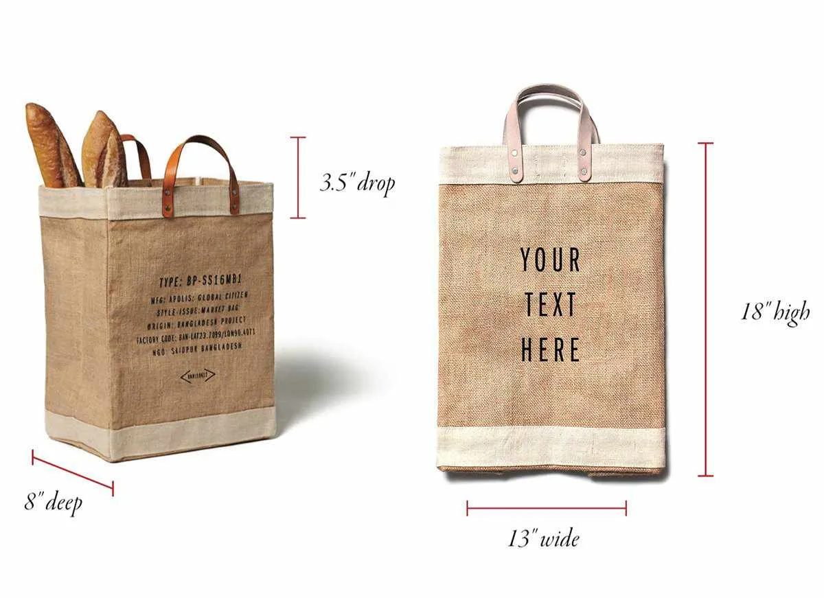 Market Bag in Natural - Wholesale