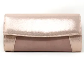 Metallic Wrap Clutch Bag