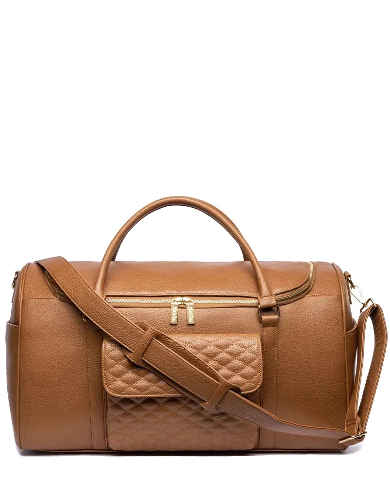 Monaco Travel Bag | Caramel Brown