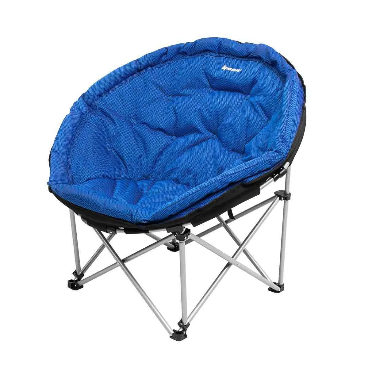 Moon Big Folding Padded Saucer Chair with Carrying Bag