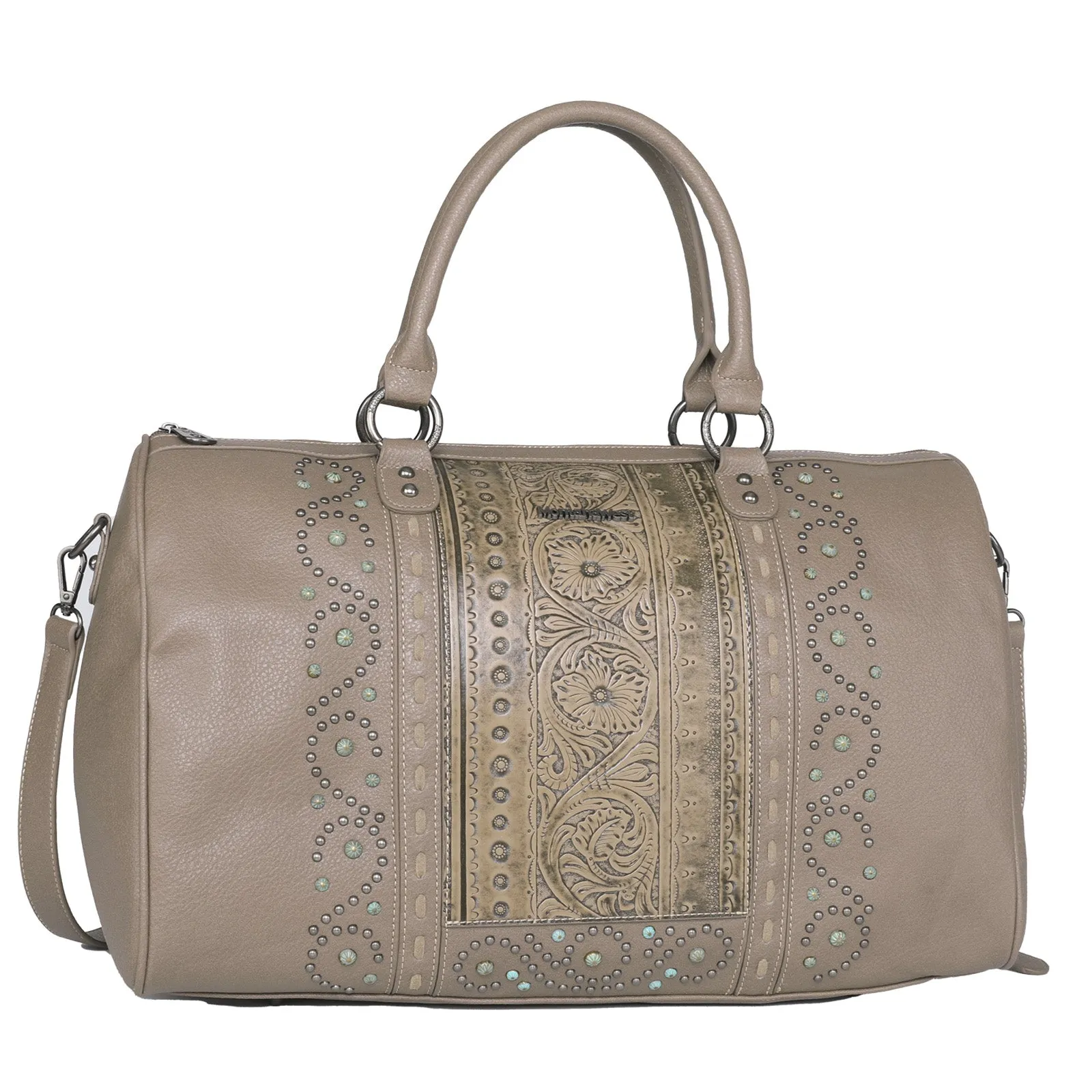 MW1067-5110 Montana West Embossed Collection Weekender Bag