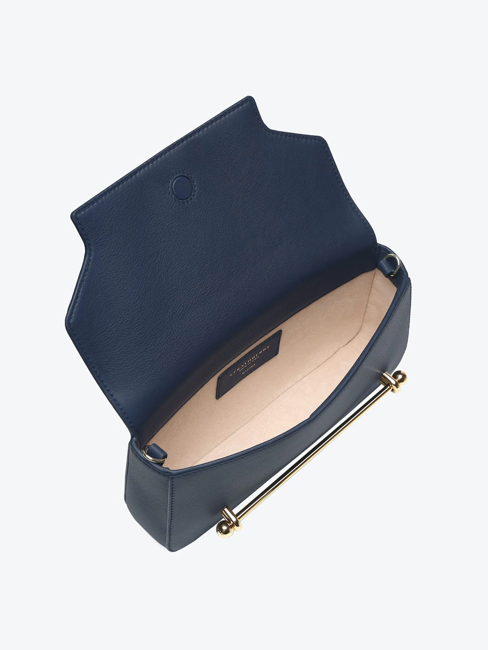 Navy East/West Baguette shoulder bag