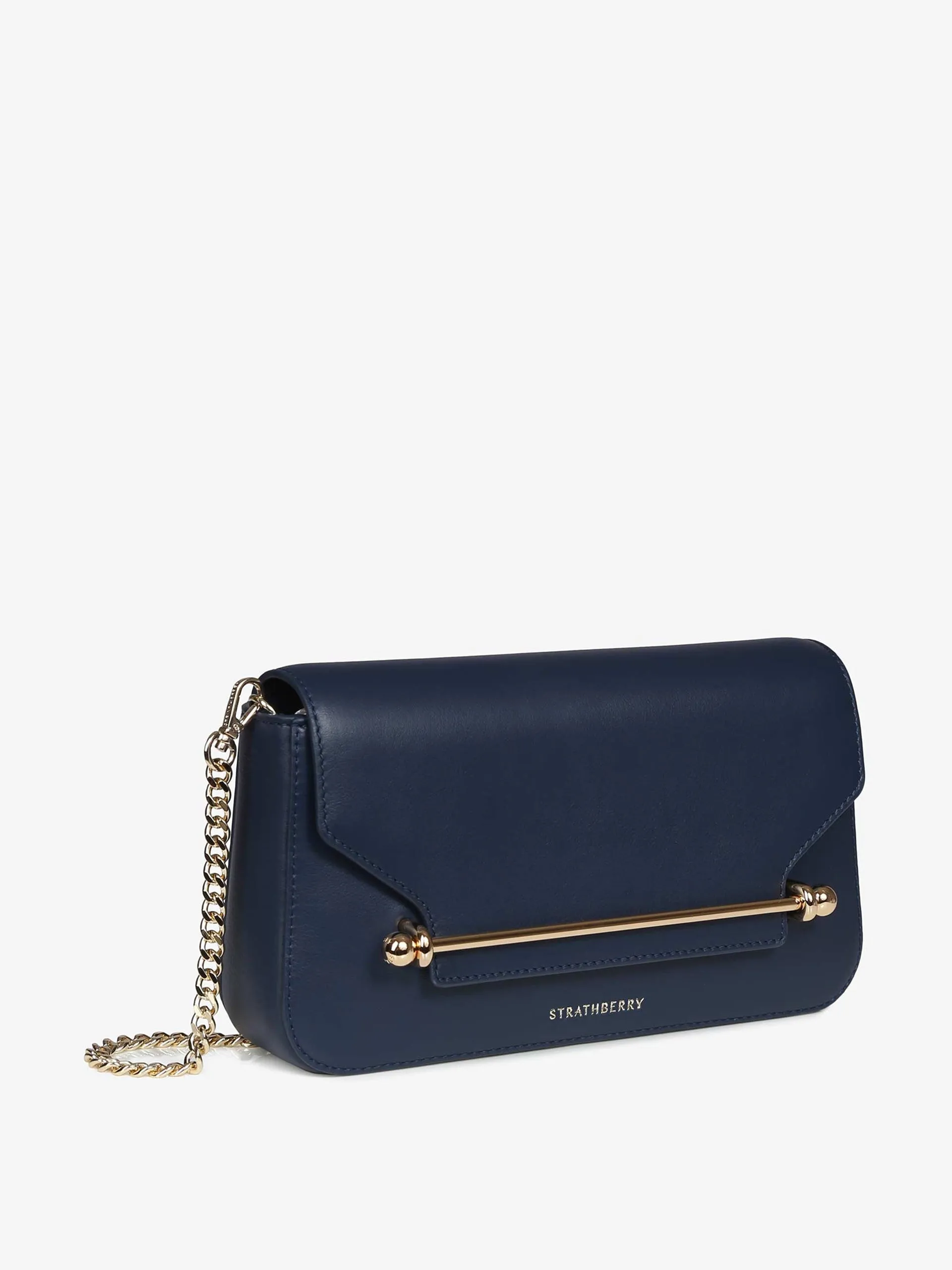 Navy East/West Baguette shoulder bag