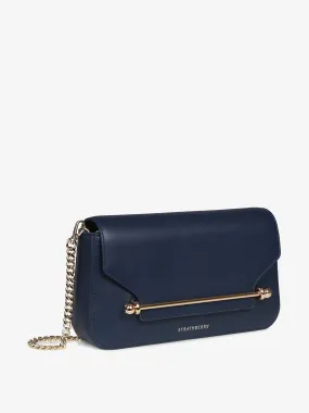 Navy East/West Baguette shoulder bag