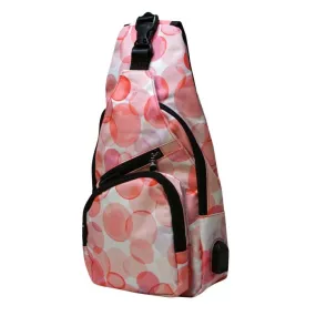 NuPouch Anti-theft Daypack-Pink Bubbles-Large-50209