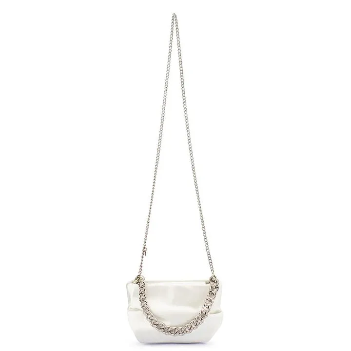 OB2144 JULES SATIN AND CRYSTAL POUCH