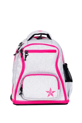 Opalescent Rebel Baby Dream Bag with Pink Zipper