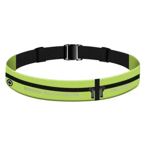 Outdoor High Elastic Waist Bag Sports Running Mobile Phone Bag(Fluorescent Green)