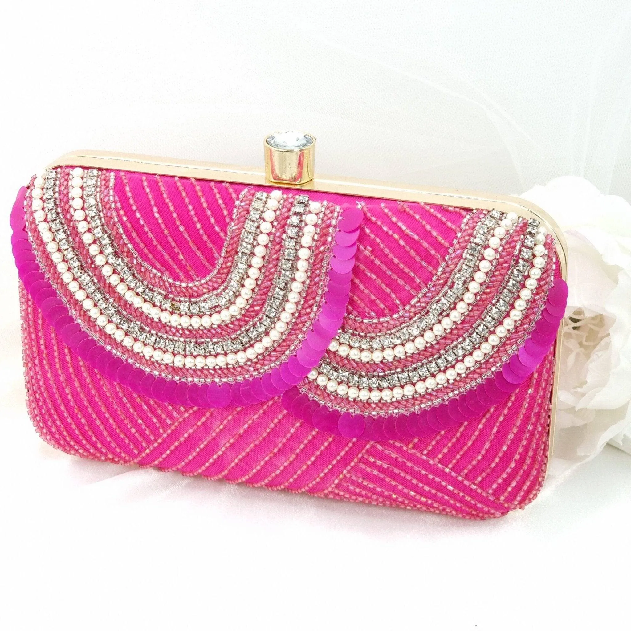 Phoebe Bridal Clutch Bag