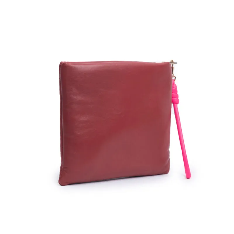 PILLOW CLUTCH | CHERRY