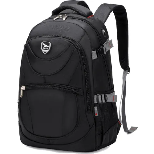 Power Laptop Backpack Rucksack School College Work Travel Bag - 45cm