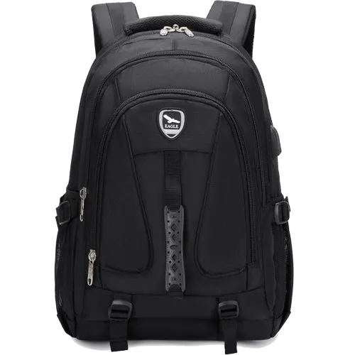 Power Laptop Backpack Rucksack School College Work Travel Bag - 52 cm Multicolour