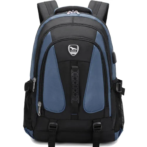 Power Laptop Backpack Rucksack School College Work Travel Bag - 52 cm Multicolour