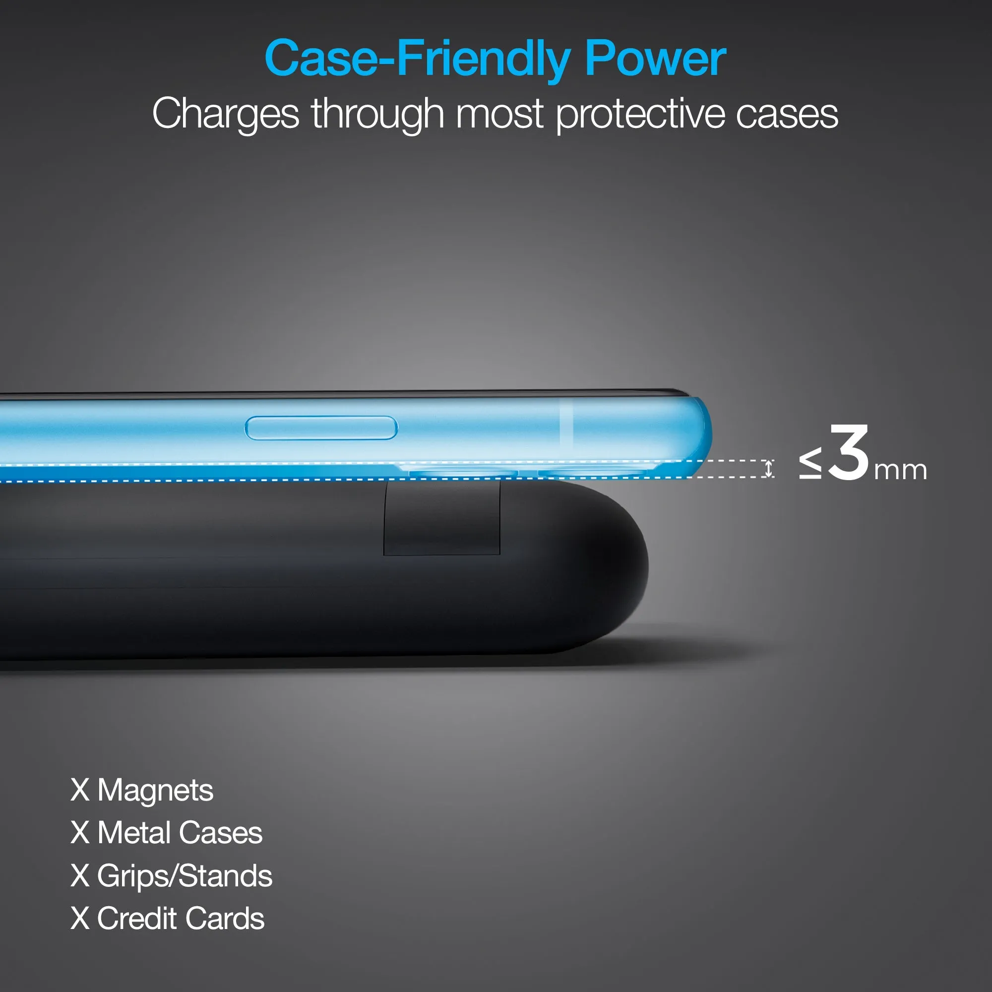 PowerBolt Wireless Fast Charge Power Bank with MiFi Lightning Port