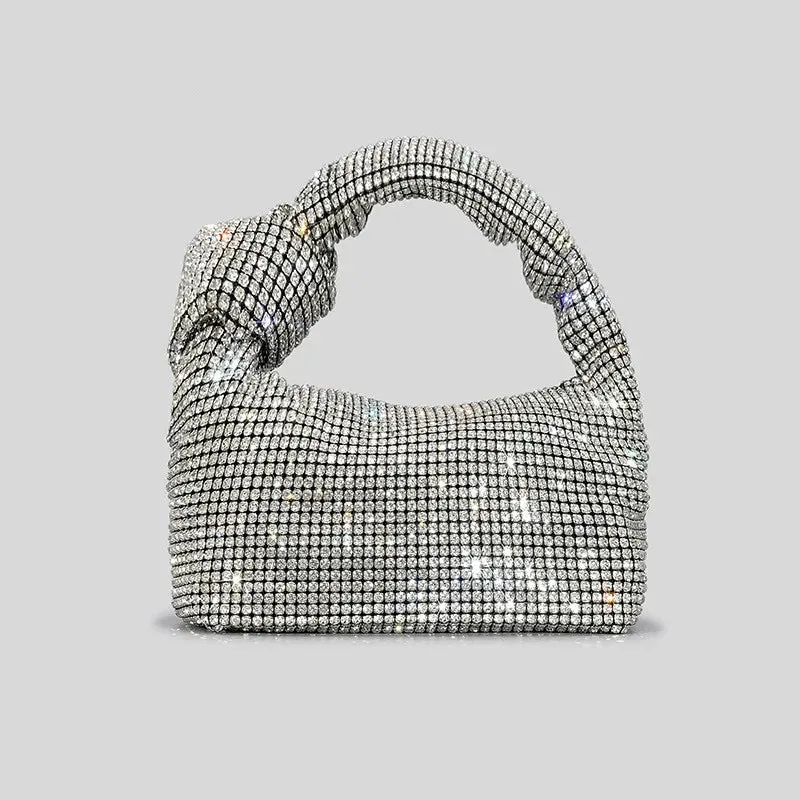 Pre Order:  Single Knot Rhinestone Handbag