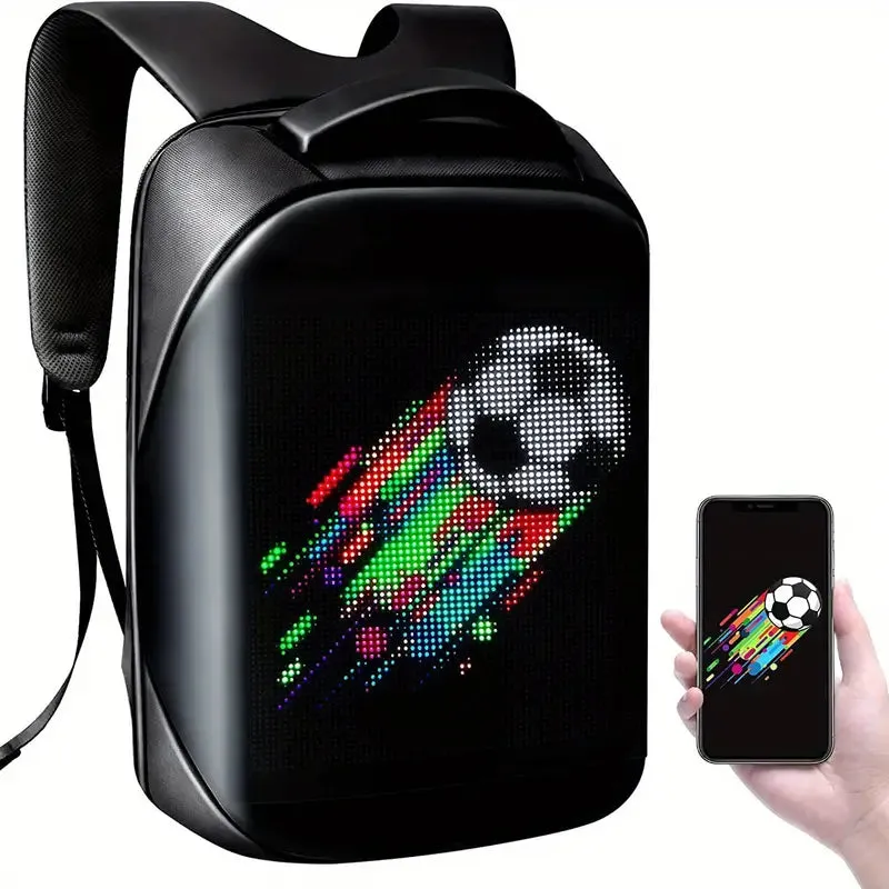 Premium Backpack with LED Display - Stay Connected, Stay Trendy