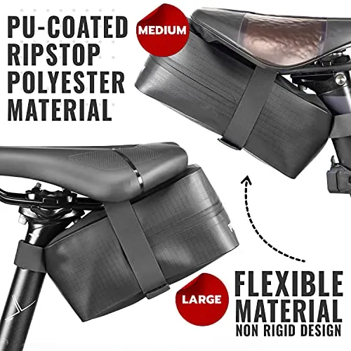 Pro Bike Tool Bicycle Saddle Bag Medium or Large Size Bike Accessories